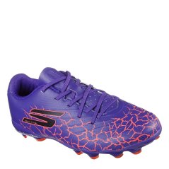 Skechers SKX 01 Youth Juniors Firm Ground Football Boots Purple