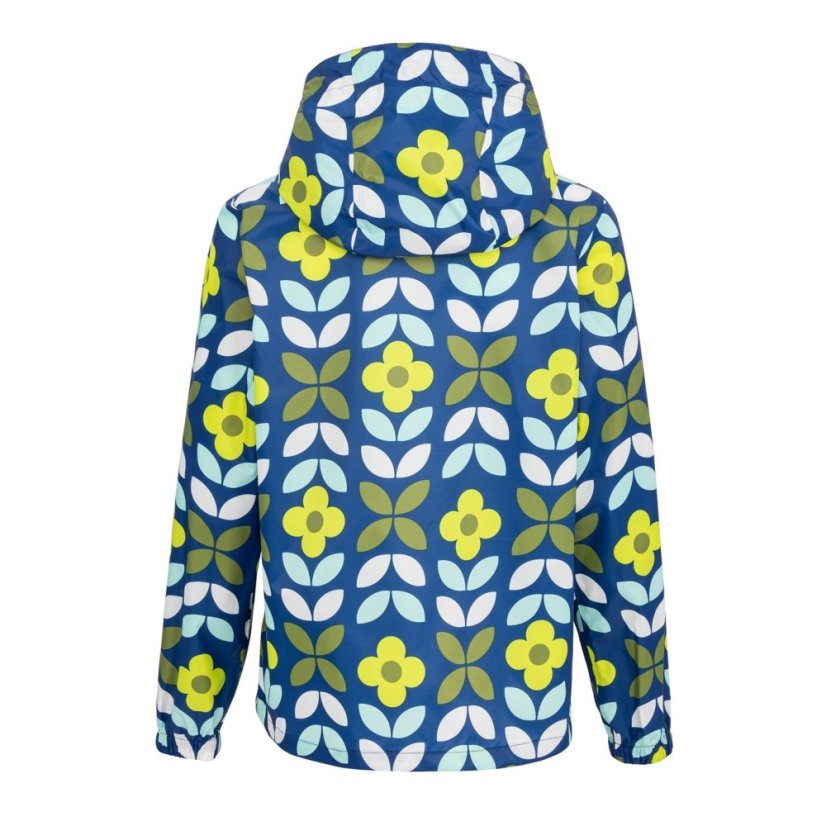 Gelert Women's Packaway Wind Resistant Waterproof Jacket Green/Purple