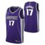 Nike Sacramento Kings Schroder #17 Jersey Purple