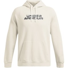 Under Armour Men's Rival Fleece Hoodie White