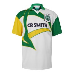 Team Mens Celtic 95 Retro Football Shirt White/Green