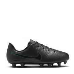 Nike Tiempo Legend 10 Club Junior Firm Ground Football Boots Black/Green