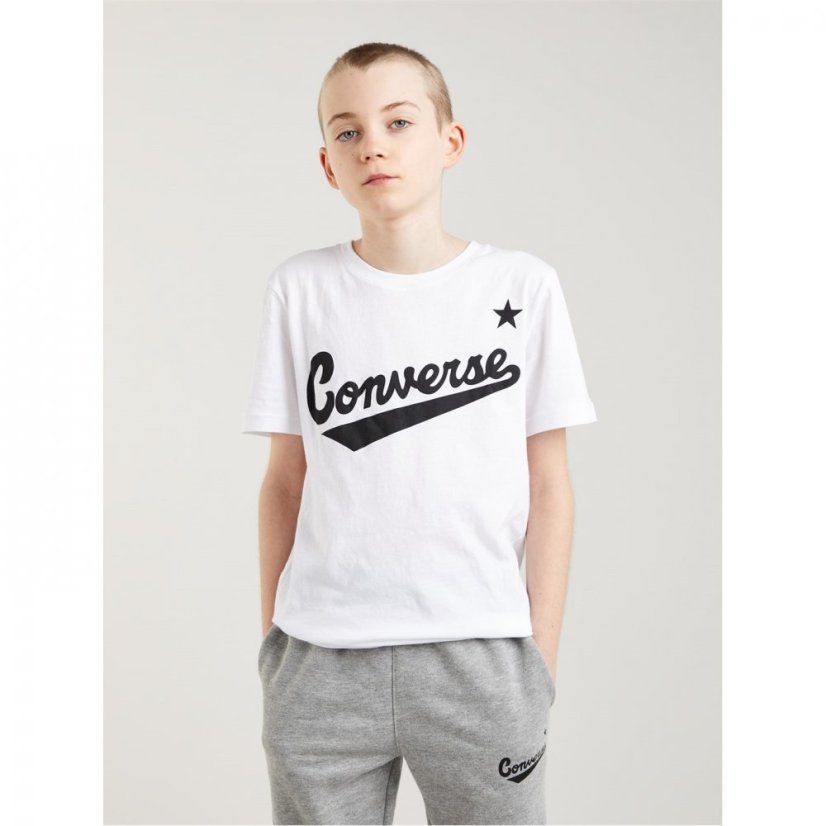 Converse Nova T Shirt Infant Boys White