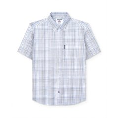 Lambretta Sleeve Multi Check Shirt Grey