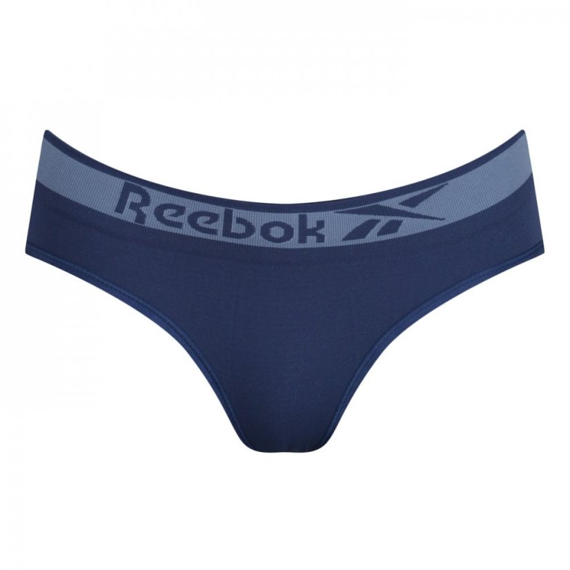 Reebok 3 Pack Dars Briefs Womens Blue