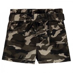 Firetrap Camo Shorts Junior Girls Camouflage