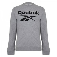Reebok Print Sweatshirt Mgreyh/Black