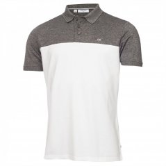 Calvin Klein Golf Block Polo Shirt Cha-Wht