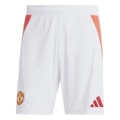 adidas Manchester United Home Shorts 2024 2025 Adults White