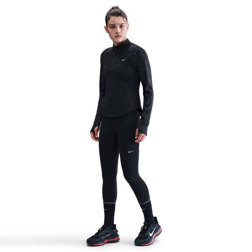 Nike Women's Performance Running Tights Black/Silver