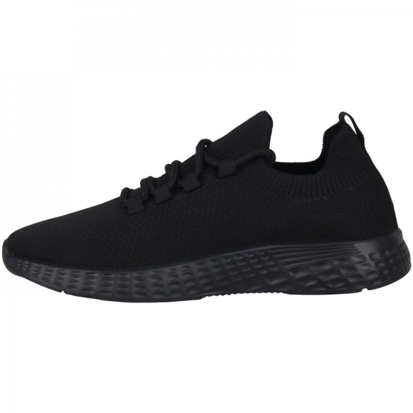 Fabric Santo Junior Trainers Black/Black