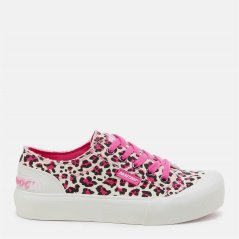 Rocket Dog Women's Jazzin Plus Canvas Platform Trainers Pink