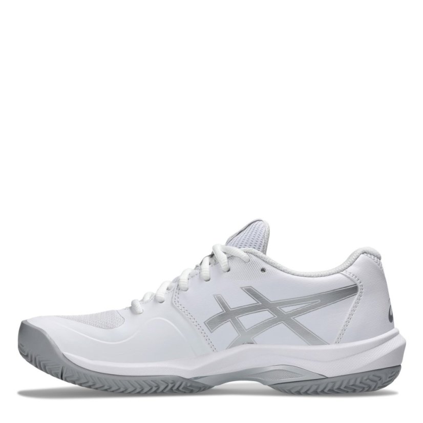 Asics Women's Game Clay Tennis Shoes Wht/Pure Silv