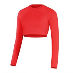 Speedo Women's Crop Top Red