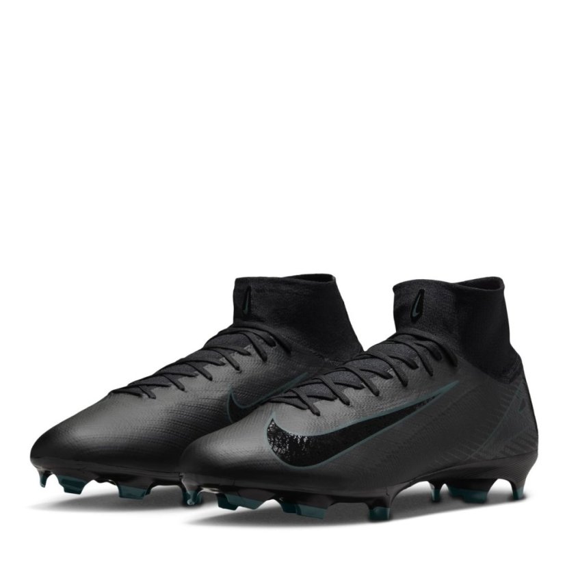 Nike Zoom Mercurial Superfly 10 Pro Adults Firm Ground Football Boots Black/Green