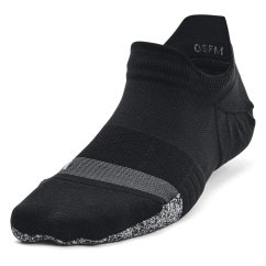 Under Armour Breathe 2 No Show Tab Socks 2pack Black/Reflect