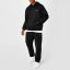 Slazenger Open Hem Fleece Pants Mens Black