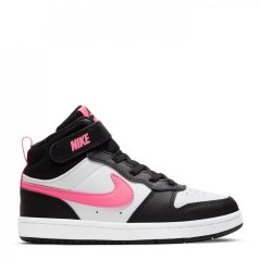 Nike Court Borough Mid 2 Little Kids' Shoes White/Pink