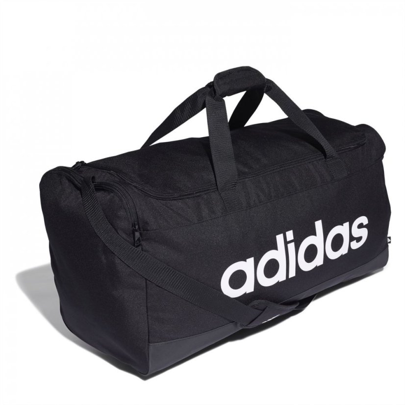 adidas Essentials Linear Duffle Bag Large Black/White