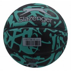 Slazenger Basketball 44 Black/Green