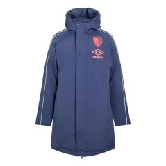 Umbro Men's Bournemouth Travel 2025 2026 Long Sleeve Licensed Rain Anorak Peacoat