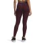 Under Armour Womens ColdGear® Textured Gym Legging Dark Maroon
