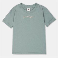 Hype Unisex Kids' Regular Fit T-Shirt Moss