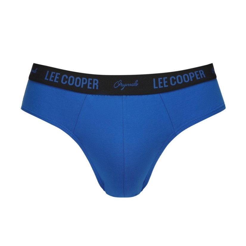 Lee Cooper Mens 5-Pack Comfort Briefs Blue