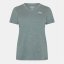 Under Armour Tech™ Twist V-Neck Short Sleeve Womens Silica Green