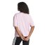 adidas Tiro Cut 3-Stripes Colorblock Boyfriend T-Shirt True Pink