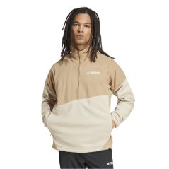 adidas Terrex Multi Climawarm Fleece Anorak Brown