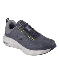 Skechers Engineered Mesh Lace-Up Lace Up Sne Runners Mens Taupe Msh/Blk