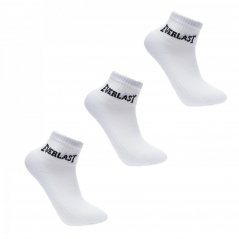 Everlast Quarter Socks 3 Pack Junior White