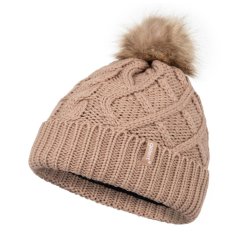 Gelert Cable Knit Beanie Womens Sand