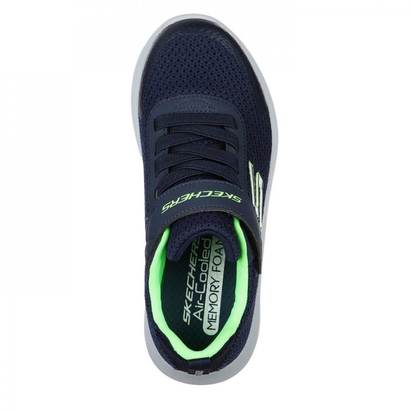 Skechers Dyna Tread Childrens Trainers Navy Lime