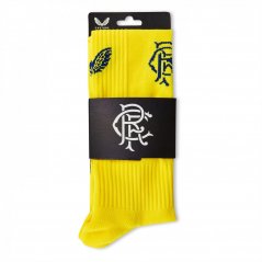 Castore Rangers FC Third Kit Gk Socks Yellow