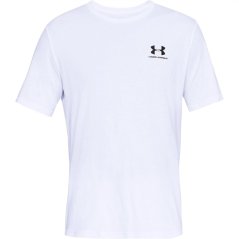 Under Armour Logo pánske tričko White/Black
