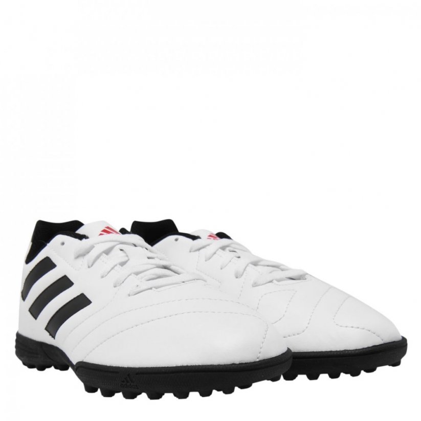 adidas Goletto VIII Astro Turf Football Boots Kids White/Black