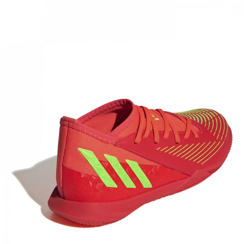 adidas Predator Edge.3 Indoor Football Shoes Kids Red/Green/Blk
