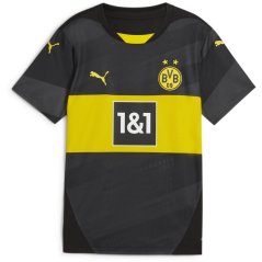 Puma Borussia Dortmund Away Shirt 2024 2025 Juniors Black