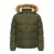 SoulCal 2 Zip Bubble Jacket Khaki