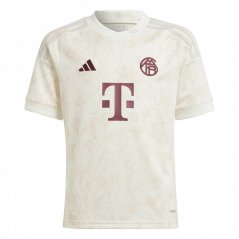 adidas Bayern Munich Third Shirt 2023 2024 Juniors Off White