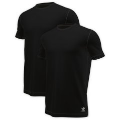 adidas Originals Originals 2 Pack T-Shirts Mens Black