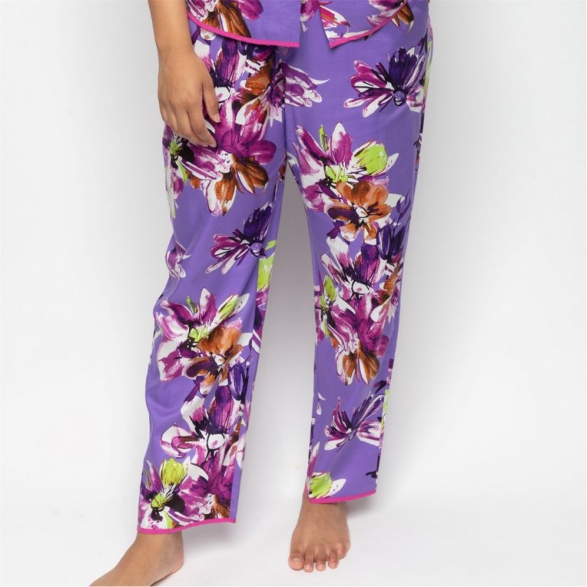 Cyberjammies Fifi Floral Print Pyjama Set Lilac Floral