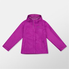 Columbia Kids' Arcadia Hooded Packable Waterproof Jacket Razzle