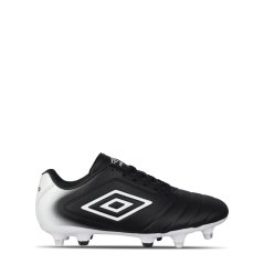 Umbro Calcio Soft Ground Football Boots Junior Black/White
