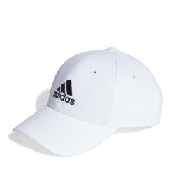 adidas Cotton Twill Baseball Cap Ld51 White/Black