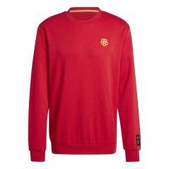 adidas Manchester United Sweatshirt Adults Mufc Red