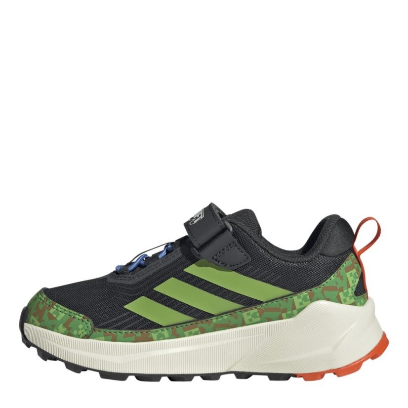 adidas Kids' Hiking Shoes Carbon/Lime