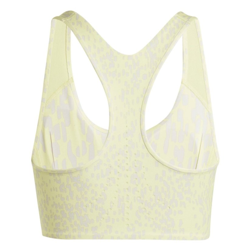 adidas Women's Non Wired Medium Impact Sports Bra Yellow